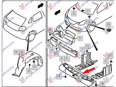 Šuspleh za Suzuki Baleno