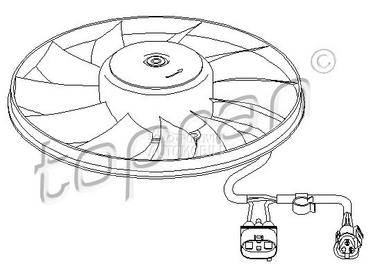 Ventilator za Audi A3 od 2003. do 2008. god.