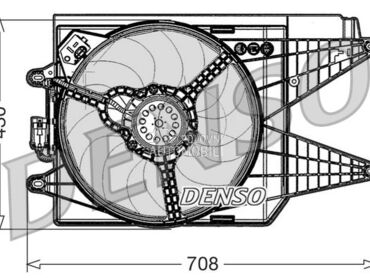 Ventilator za Fiat 500 od 2007. do 2015. god.