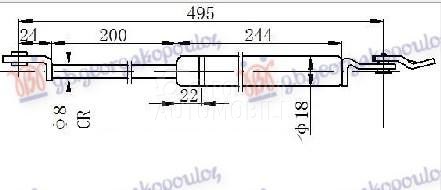 Amortizer haube i gepeka