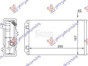 Grejac Kabine za Lancia Dedra od 1989. do 1999. god.