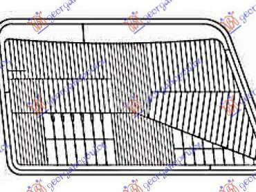 Staklo fara za Peugeot 205 od 1983. do 1992. god.