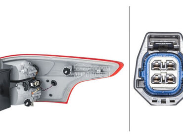 Stop svetla i stop lampe za Ford Focus od 2011. do 2014. god.