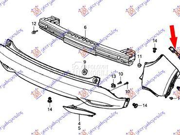 NOSAC ZADNJEG BRANIKA za Honda HR-V od 2015. do 2019. god.
