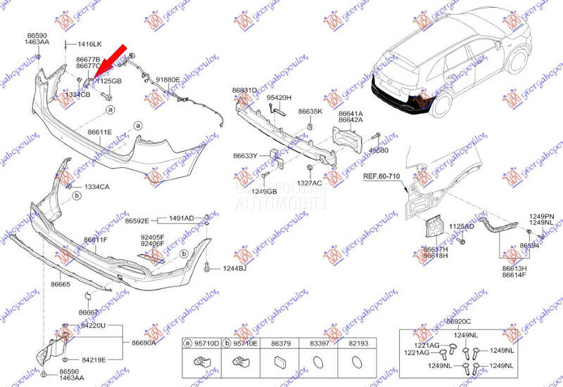 NOSAC ZADNJEG BRANIKA