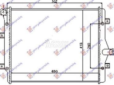 Hladnjak za Volkswagen Golf Plus od 2009. do 2014. god.