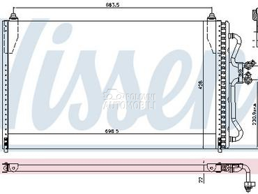 Hladnjak klime za Ford Maverick od 2000. do 2008. god.