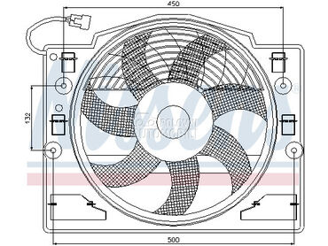 Ventilator za BMW Serija 3 od 2002. do 2005. god.