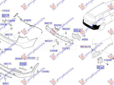 Lajsna za Kia Sorento od 2014. do 2017. god.