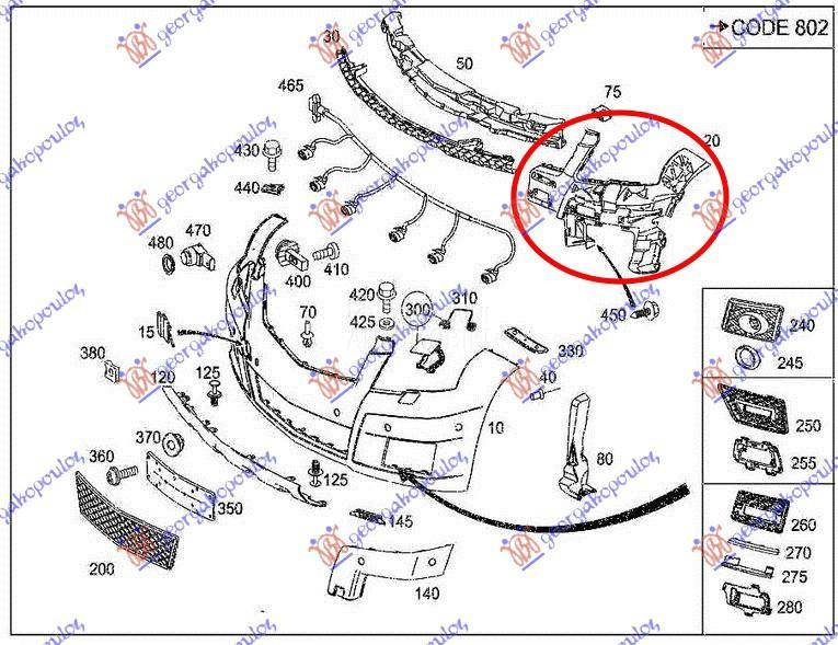 NOSAC PREDNJEG BRANIKA
