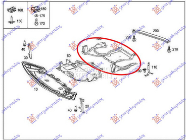Šuspleh za Mercedes Benz GLK Klasa od 2012. do 2015. god.