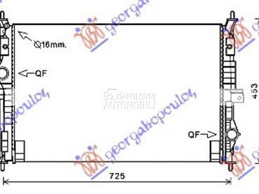 Hladnjak za Opel Combo
