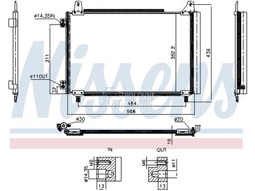 Hladnjak klime za Peugeot 2008