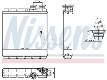 Grejac Kabine za Seat Ibiza