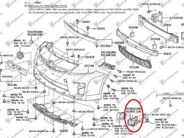 Resetka branika za Toyota Prius od 2009. do 2012. god.