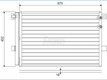 Hladnjak Klime za Volkswagen Amarok od 2010. do 2016. god.