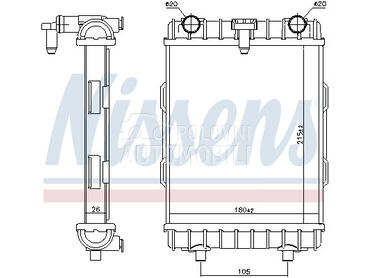 Hladnjak za Volkswagen Jetta