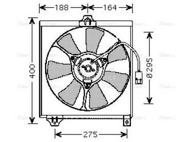 Ventilator za Toyota RAV 4 od 1998. do 2000. god.