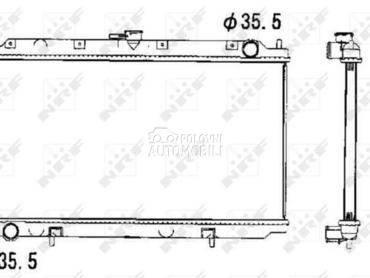 Hladnjak za Nissan Primera od 1999. do 2001. god.