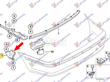 NOSAC ZADNJEG BRANIKA za BMW Serija 3 od 2002. do 2005. god.