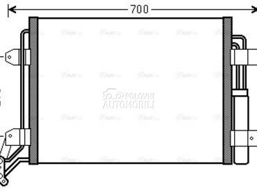 Hladnjak klime za Volkswagen Tiguan od 2007. do 2011. god.