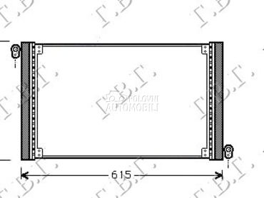 Hladnjak klime za Fiat Brava od 1995. do 2003. god.