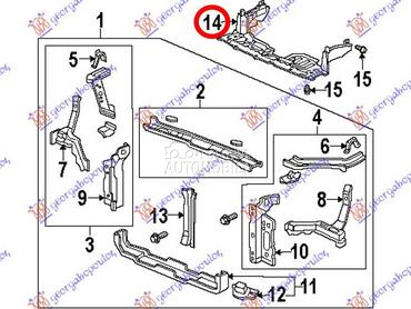Šuspleh za Honda Civic od 2001. do 2004. god.