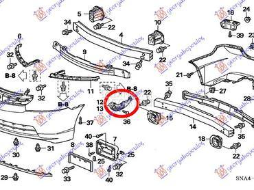 NOSAC PREDNJEG BRANIKA za Honda Civic od 2006. do 2011. god.