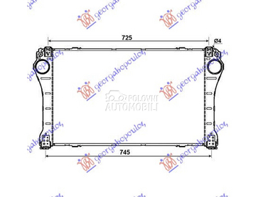 Interkuler za Toyota Corolla od 2007. do 2011. god.