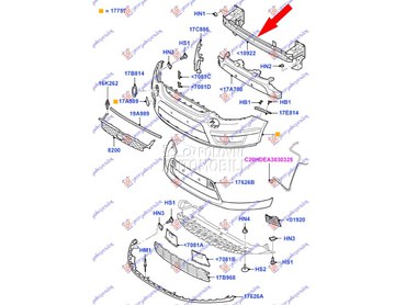Sina branika za Ford Galaxy od 2011. do 2015. god.