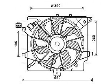 Ventilator za Hyundai i30 od 2012. do 2014. god.