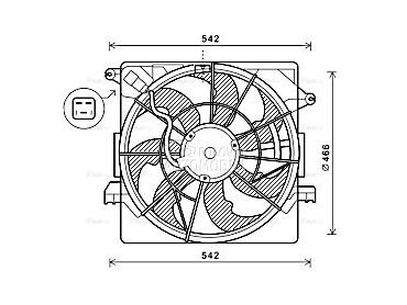 Ventilator za Hyundai i40