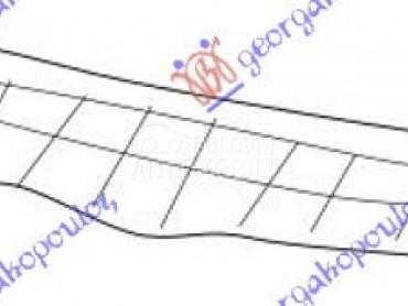 NOSAC PREDNJEG BRANIKA za Subaru XV od 2017. do 2021. god.
