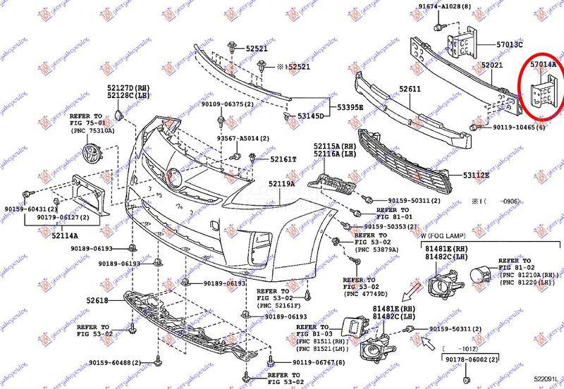 NOSAC PREDNJEG BRANIKA