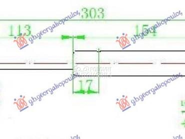 Amortizer haube i gepeka za Chevrolet Captiva od 2007. do 2012. god.