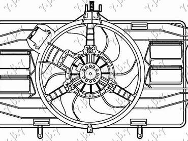 Ventilator za Fiat Doblo od 2001. do 2005. god.