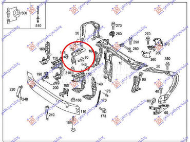 Nosac za Mercedes Benz CLC Klasa od 2001. do 2008. god.