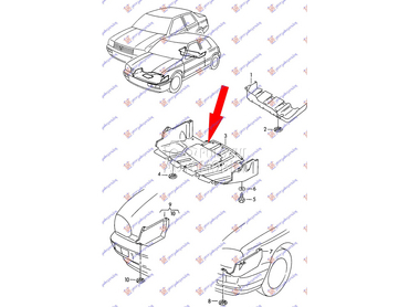 Šuspleh za Volkswagen Vento od 1992. do 1998. god.