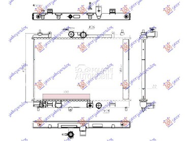 Hladnjak za Nissan Tiida