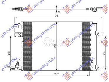 Hladnjak Klime za Chevrolet Orlando