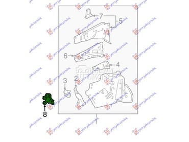Nosac za Toyota RAV 4 od 2012. do 2016. god.