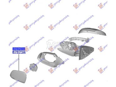 Staklo retrovizora za Hyundai i10 od 2019. do 2023. god.