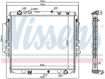 Hladnjak za Toyota Hilux od 2015. do 2020. god.