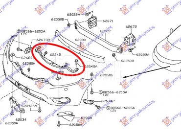 Sina branika za Nissan Murano od 2003. do 2014. god.