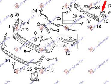 NOSAC ZADNJEG BRANIKA za Kia Sportage od 2015. do 2018. god.
