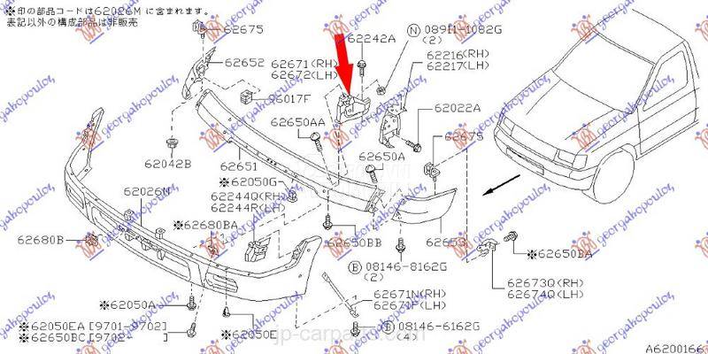 NOSAC PREDNJEG BRANIKA