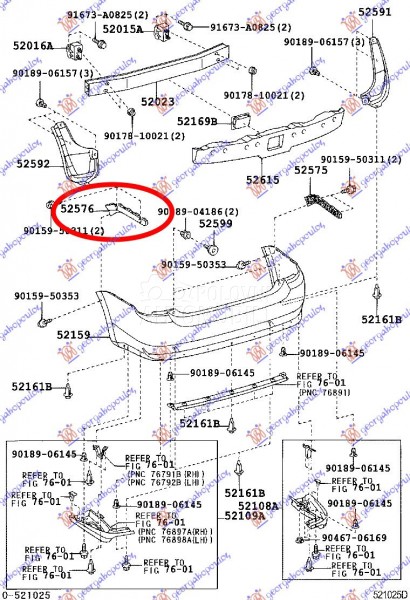 NOSAC ZADNJEG BRANIKA