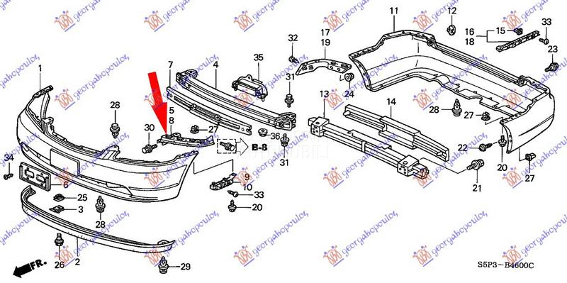 NOSAC PREDNJEG BRANIKA