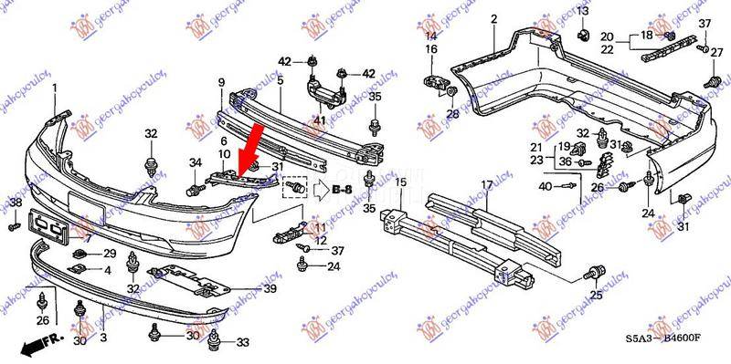 NOSAC PREDNJEG BRANIKA