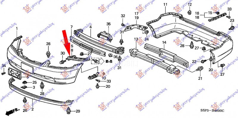 NOSAC PREDNJEG BRANIKA